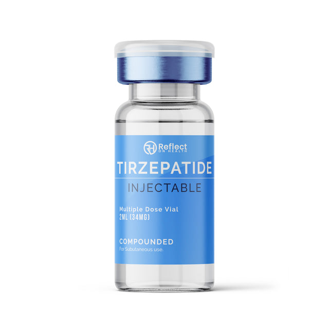 Tirzepatide 34 mg  (10 weeks*)  in 2 mL